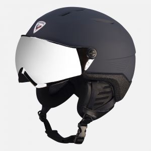 Image de Rossignol Casque Fit Impacts 2026 gris foncé avec lentille miroir grise - L-XL