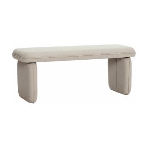 Petit banc en tissu sable - Hübsch