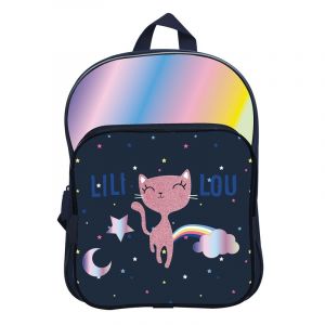 Bagtrotter sac à dos 31 cm avec poche maternelle lili lou bleu