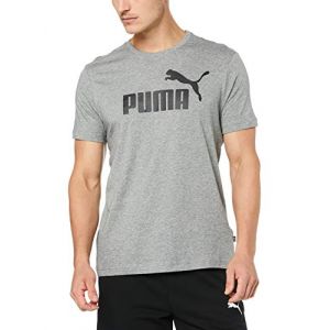 Image de Puma T-shirt ESS No.1 Logo Tee Gris - Taille EU S,EU M