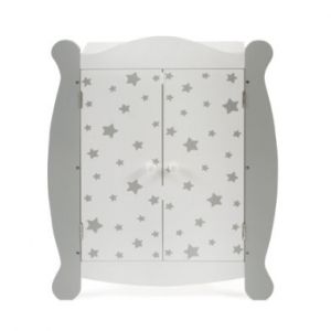 Bayer Chic 2000 2000 519 95 - Stars - Armoire à poupées, gris