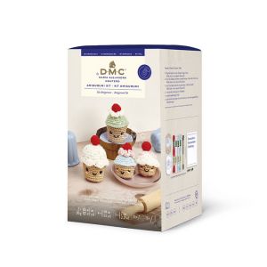 Dmc Kit Crochet Amigurumi Cupcake Cerise : Créez des Amigurumis Gourmands et Adorables(...) - Multicolore
