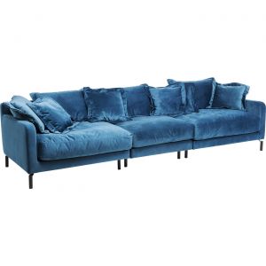 Kare Design Canapé Lullaby XL bleu pétrole