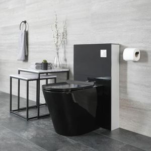 Image de Hudson Reed WC à poser avec meuble – 50 cm – Noir - Nox