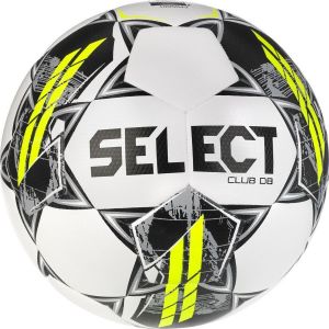 Select Ballon Club Db V23 - Blanc/gris/jaune, pointure Ball SZ. 4 - ['Blanc'] - Taille Ball SZ. 4