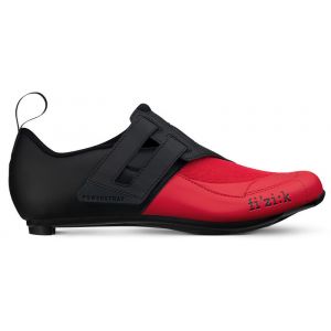 Image de Fizik Transiro Powerstrap R4 - Chaussures - rouge/noir 47 Chaussures de cyclisme triathlon
