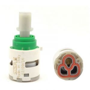 Dianhydro - cartouche 25 mm type ferme' avec encoche de positionnement robinet salle de bain douche de tete bidet e'vier cuisine jardin