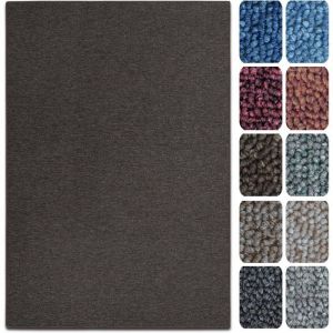 Karat - Tapis de Salon sur mesure London Marron fonc&eacute; 80 x 100 cm