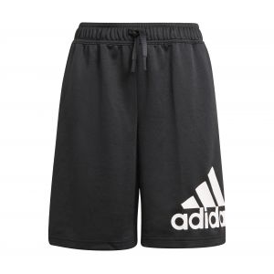 Image de Adidas D2M Big Logo, Shorts Gar&ccedil;on, Black/White, 152