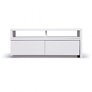 Iris Ohyama Meuble TV / TV Meuble / Meuble TV en bois/Banc TV, Meuble TV industriel, Scandinave, Montage facile, Modulable, Bureau, Salon,Chambre - Meuble TV