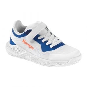 Kettler Kourtfly Kids Chaussures de Handball, Blanc/Bleu, 33 EU