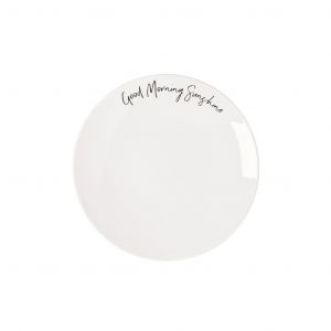 Villeroy & Boch Statement Assiette dessert Good Morning Sunshine Blanc - Couleur Blanc - Taille Taille unique