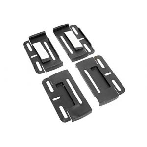 EUFAB 17028 Kit de Fixation pour Les 2 plaques d'immatriculation de Voiture Simple Fix