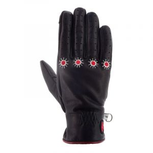 Helstons Gants cuir femme Helston Shine noir- T6