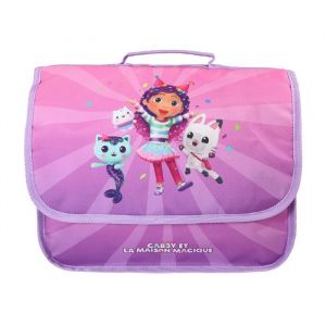 Bagtrotter - Gabby et La Maison Magique - Cartable 32cm - Violet - 1 Compartiment - Bretelles Matelassés et Fermeture Velcro...