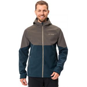 Image de Vaude Qimsa Softshell Jacket Men, beige/Bleu pétrole M Vestes imperméables