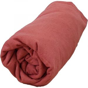 Tradilinge Drap housse flanelle bonnet 30 cm 90x200 Tomette