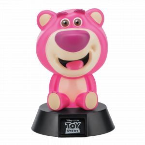 Paladone Toy Story Lotso Huggin Bear Icône Lumière, sous licence officielle Disney 3D, lampe LED alimentée par piles pour enfants et adultes, chambre à coucher et maison, produit du film