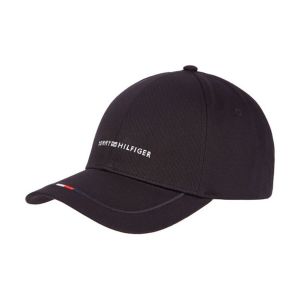 Tommy Hilfiger Casquette Homme Foundation 6 Panel avec Logo, Noir (Black), Taille Unique