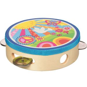 Goki Tambourin Flower Power