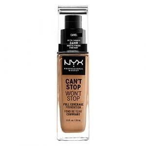 NYX Cosmetics Fond de teint Can't Stop won't Stop - CSWSF12.5: Camel - 30 ml