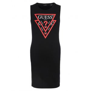 Image de Guess ROBE LOGO FRONTAL IMPRIME Noir Kids