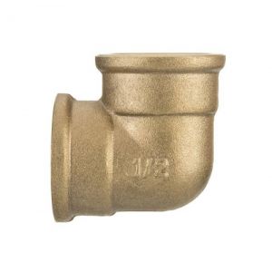 Invena 3/4 'BSP tuyau de fil Connection Elbow Femme Femme Screwed x Laiton Raccords en fonte