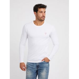 Image de Guess T-shirt manches longues Blanc - Couleur Blanc - Taille L