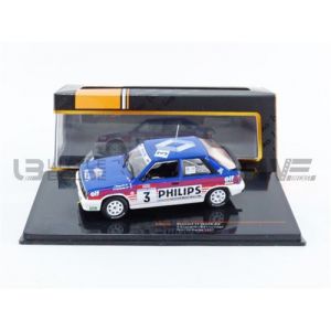 Voiture Miniature de Collection IXO 1 43 RENAULT 11 Turbo Tour de Corse 1987 Blue / White / Red RAC310