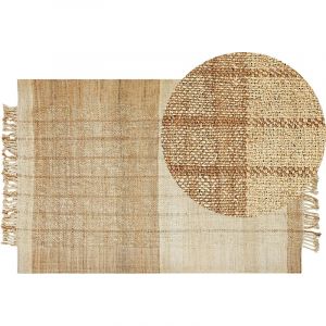 Beliani Tapis en tissu beige 300x200cm