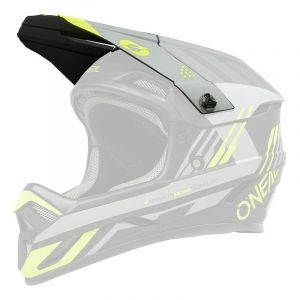 O'neal Backflip Casque Mixte, Black/Neon Yellow, M