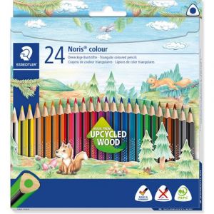 Staedtler Étui en carton de 24 crayon de couleur Noris colour