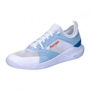 Kettler Mixte Kourtfly Chaussures de Handball, Blanc/Bleu, 42.5 EU