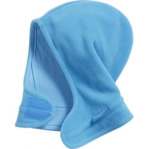 Playshoes Kid's Fleece-Schalm&uuml;tze Mit Klettverschlu&szlig; - Bonnet taille 51-53 cm, bleu/turquoise