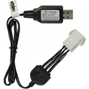 Vhbw Chargeur Usb Compatible Avec Hosim Vatos 9116 Batterie De Modélisme Rc Avec Connexion Sm-6p - 50 Cm 9,6 V