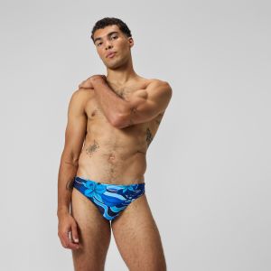 Speedo Print Beachstar Brief 2" Slip de Bain pour Homme, Hawaiian Sky, 38