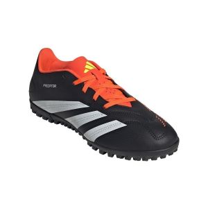 Adidas Chaussure de football Predator Club Turf - Core Black / Cloud White / Solar Red, Core Black / Cloud White / Solar Red - Taille 40 2/3