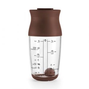 L&eacute;ku&eacute; Shaker pour cr&ecirc;pes et g&acirc;teaux - Marron - Verre
