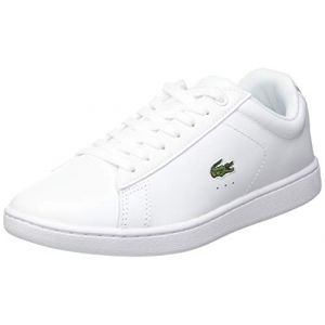 Lacoste Sneakers Carnaby Evo BL femme en mati&egrave;re synth&eacute;tique et en cuir Taille 37 Blanc