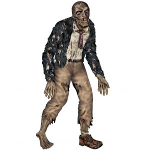 360° Degrees Zombie articulé Halloween 1m80 - Couleur Coloré - Taille Taille Unique