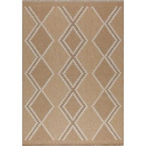 NO NAME - Tapis intérieur extérieur aspect jute jaune Tijuana 9048 180 x 67 cm