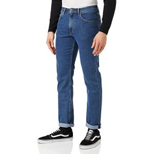 Lee Filters Brooklyn Straight Jeans, Mid Stonewash Kx, 38W Regular Homme