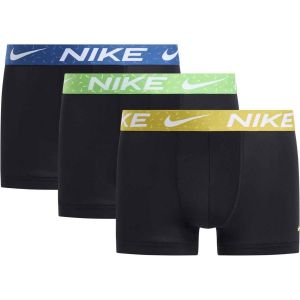 Nike Boxer Trunk Logo noir vert jaune (3 unit&eacute;s) - S