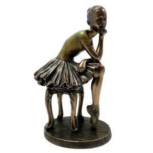 Image de Parastone Statuette Danseuse de collection aspect bronze 19 cm