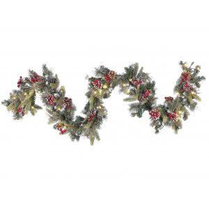 Beliani Guirlande de Noël LED 180 cm vert