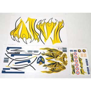 Planche d'autocollants Rafale EDF 80mm