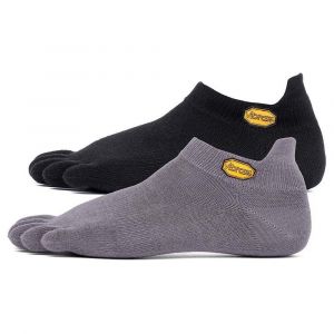 Vibram Fivefingers Chaussettes Pack 2 No-show EU 46-49 Grey / Black