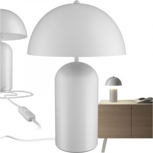 TecTake Petite lampe de table rétro altea, design champignon, 40W - Lampe table, rétro, vintage