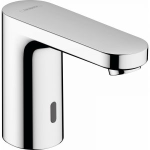 Image de Hansgrohe Vernis Blend Mitigeur électronique de lavabo pour eau froide ou pré-mélangée à pile chrome, saillie 112 mm, 71503000 - 71503000