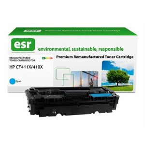 Image de Toner cartridge compatible with HP CF411X cyan High Capacity remanufactured 5 000 pages (K15947X1) ESR